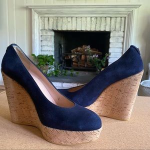 Stuart Weitzman Corkswoon wedge.